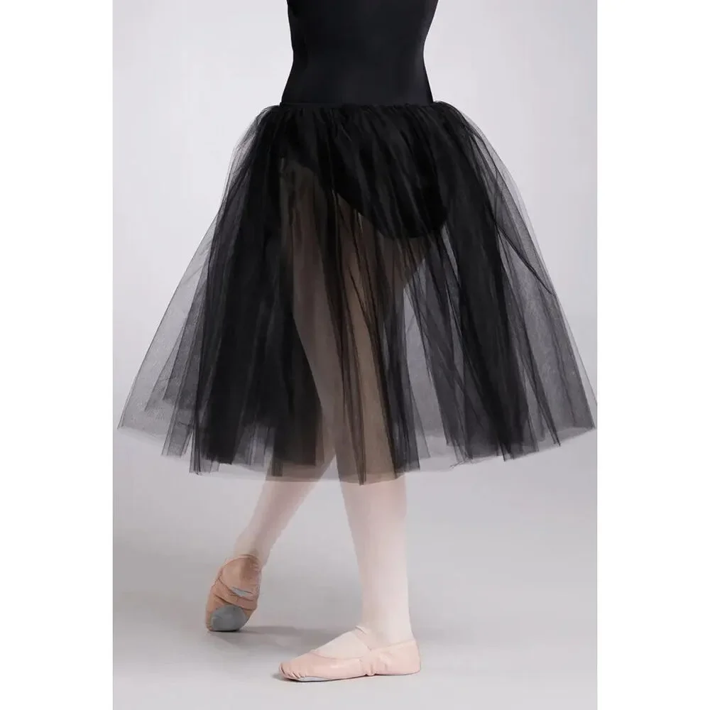 Pre-Owned Dance Romantic Tutu Weissman 994112 S/M Adult Black Ballet YAGP Pointe